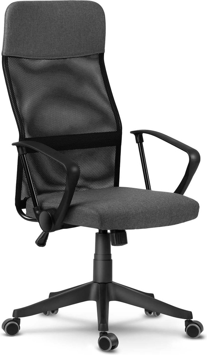 Sofatel Sydney micromesh bureaustoel, donkergrijs