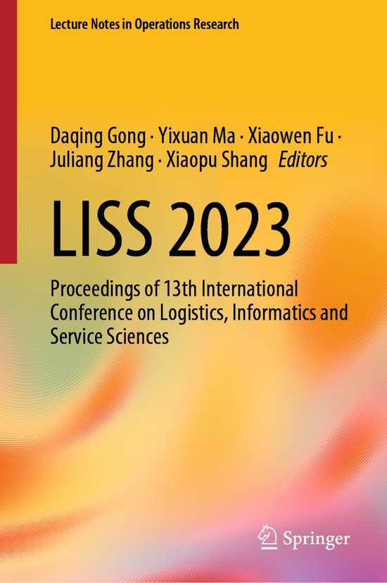 Lecture Notes in Operations Research- LISS 2023 - cover