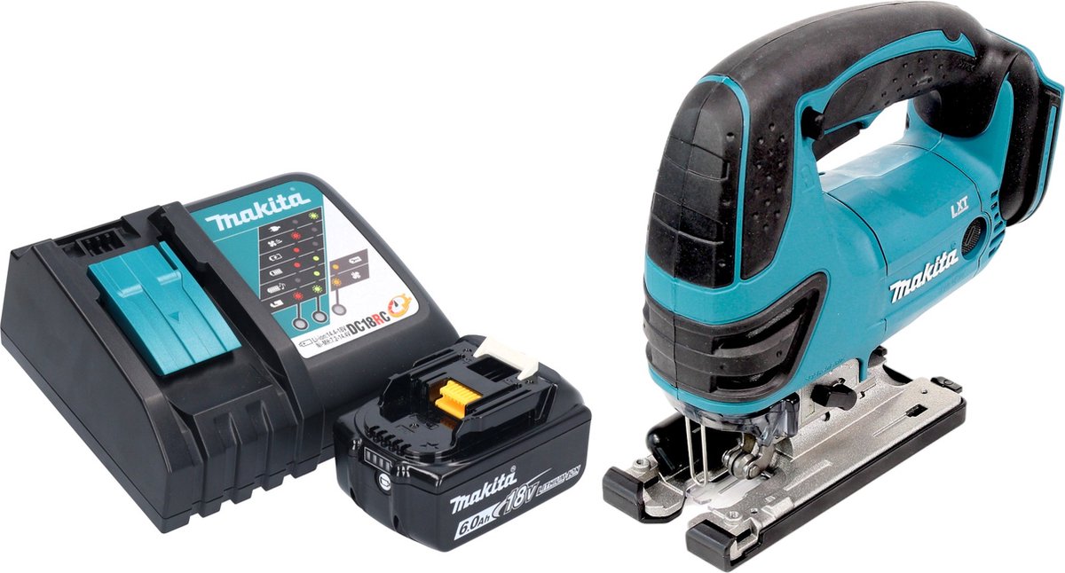 Makita DJV 180 RG1X accu-decoupeerzaag 18 V 135 mm + 1x accu 6,0 Ah + oplader