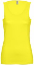 Débardeur jaune pour femme L.