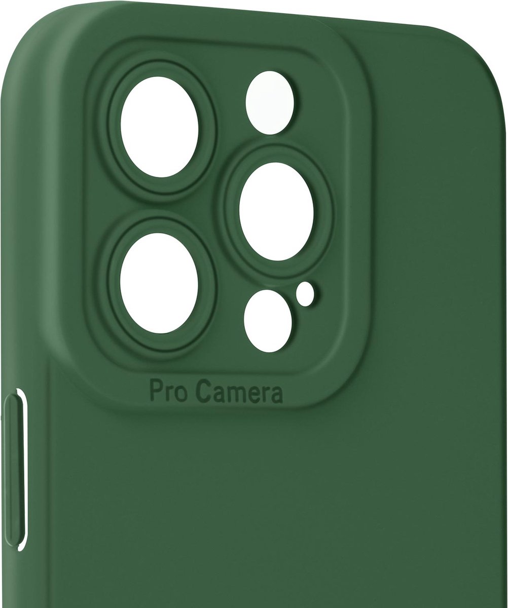 Avizar Hoes Geschikt voor iPhone 15 Pro Beveiligde camera, Groen
