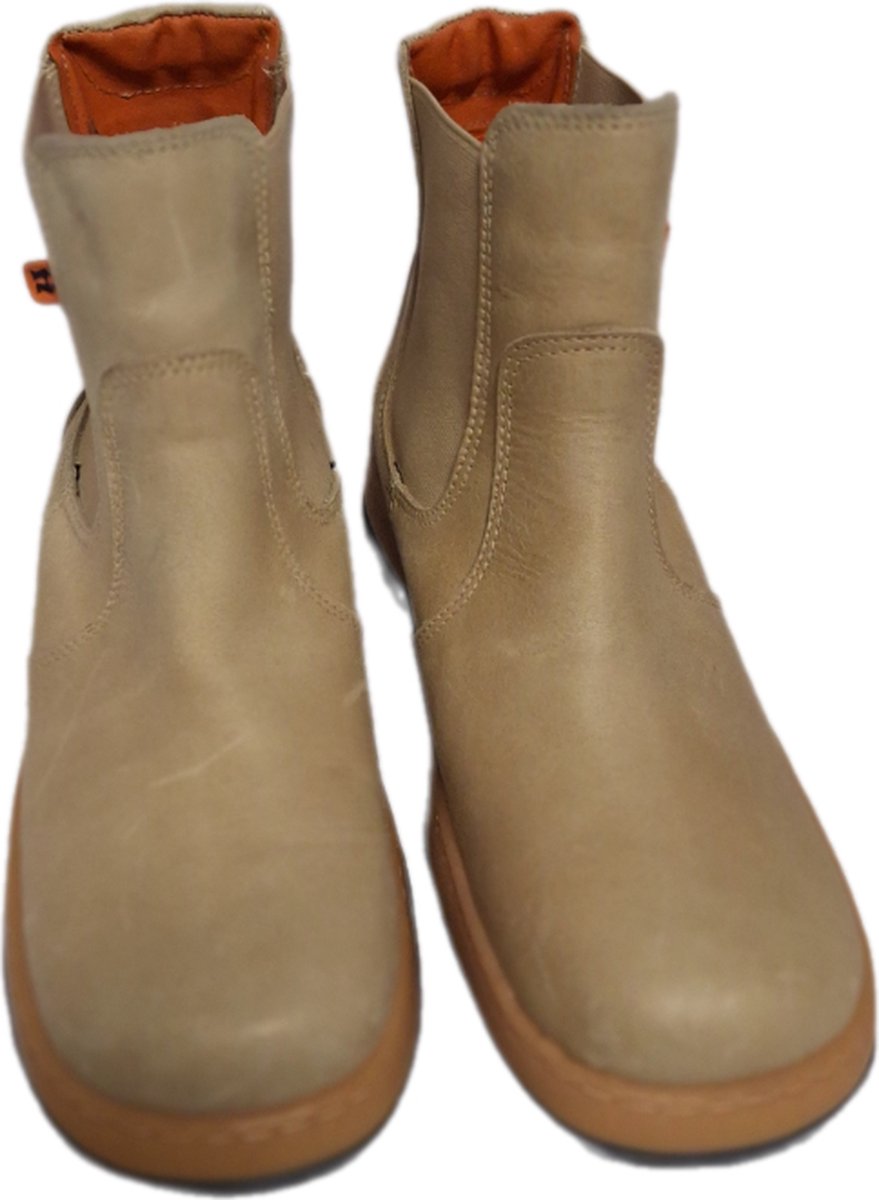 MAG-MEGAMOK -4111-CHELSEABOOTS-LEER-BEIGE
