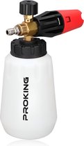 Canon à mousse à neige PROKING - Compatible Karcher série K - K2, K3, K4, K6, K7 - Pulvérisateur à mousse de voiture - Pistolet à mousse de haute qualité pour un nettoyage en profondeur
