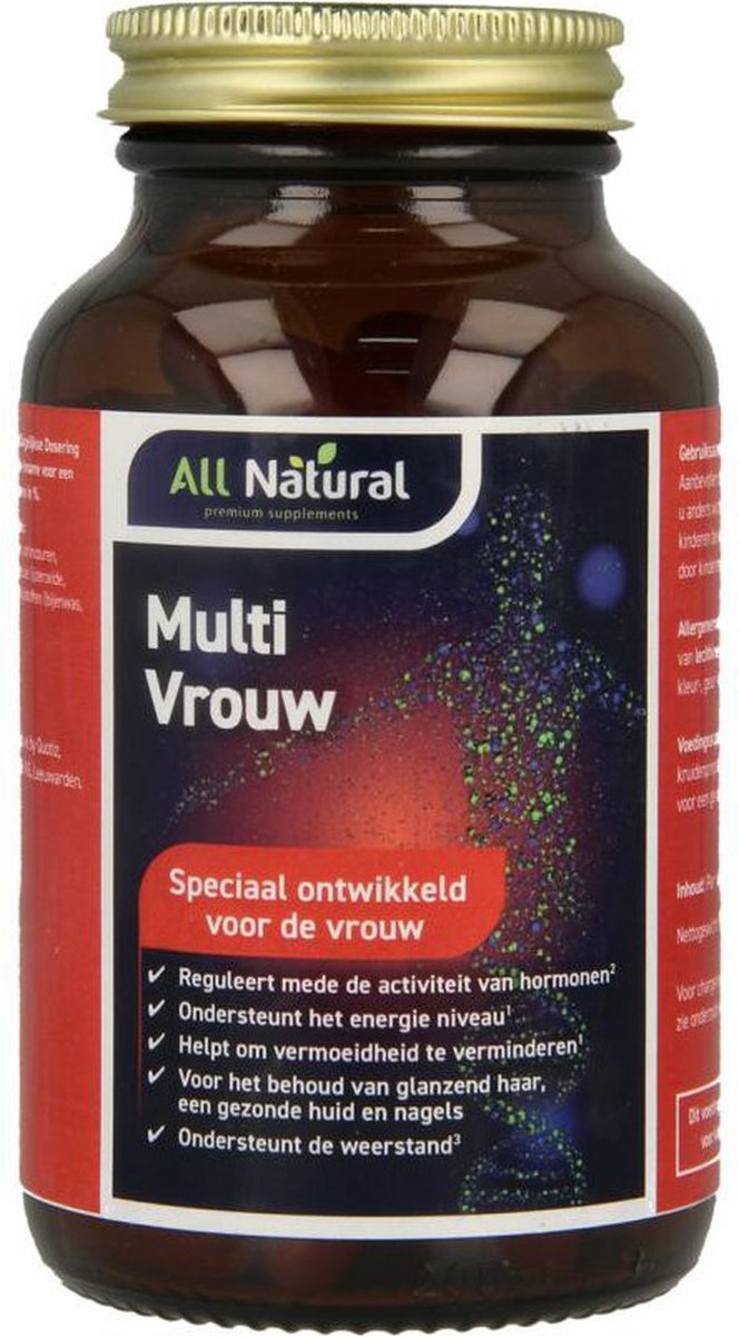 All Natural Multi vrouw 90 Capsules