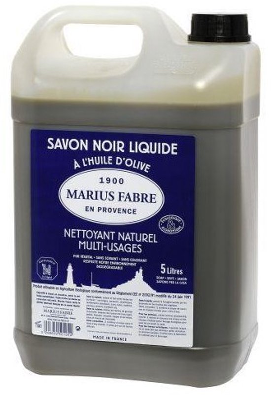 Marius Fabre Savon noir lavoir zwarte zeep jerrycan (5000 ml)