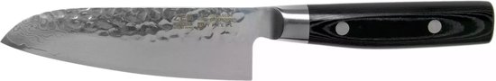 Couteau de chef japonais Yaxell Zen Santoku 12,5 cm 37 couches acier damas inoxydable