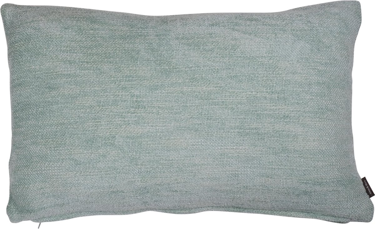 Linen & More Coco Chenille Silt Groen Kussen | 30 X 50 | Sierkussen Voor Woonkamer Of Slaapkamer