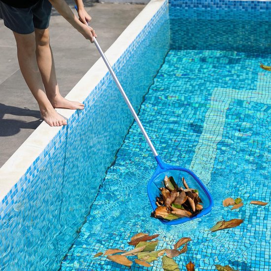 Swimming pool landing net with telescopic rod blue - Mowend van Mowend — afbeelding 3