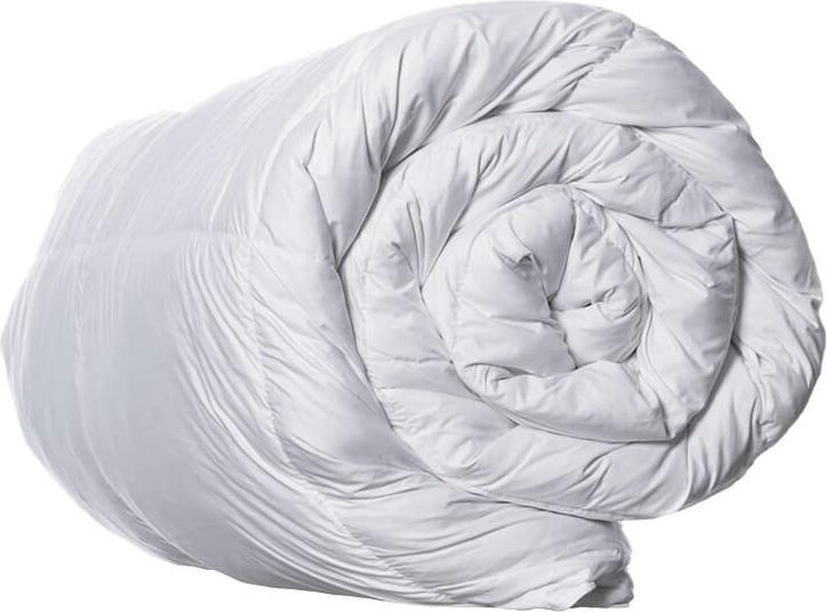 Topmerk Dons 4-seizoenen dekbed (B-keuze) hoogwaardig 100% RDS gecertificeerd dons 4-seizoenen winterdekbed. Zomer + winter – Tweepersoons-200x220 cm DUURZAMERE KEUZE