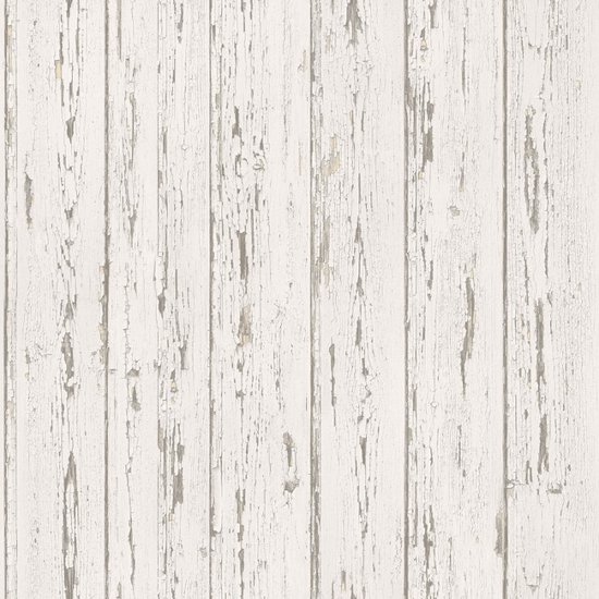 Homestyle - Papier peint - Planches - Papier peint - Grijs - 0 x 10 M.