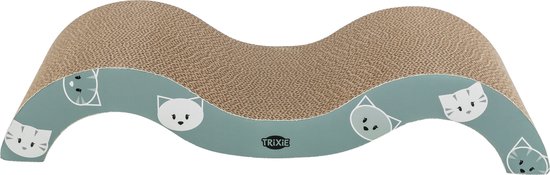 Trixie - Krabgolf Mimi - Karton Met Catnip - Mintgroen - 50X23X9 cm
