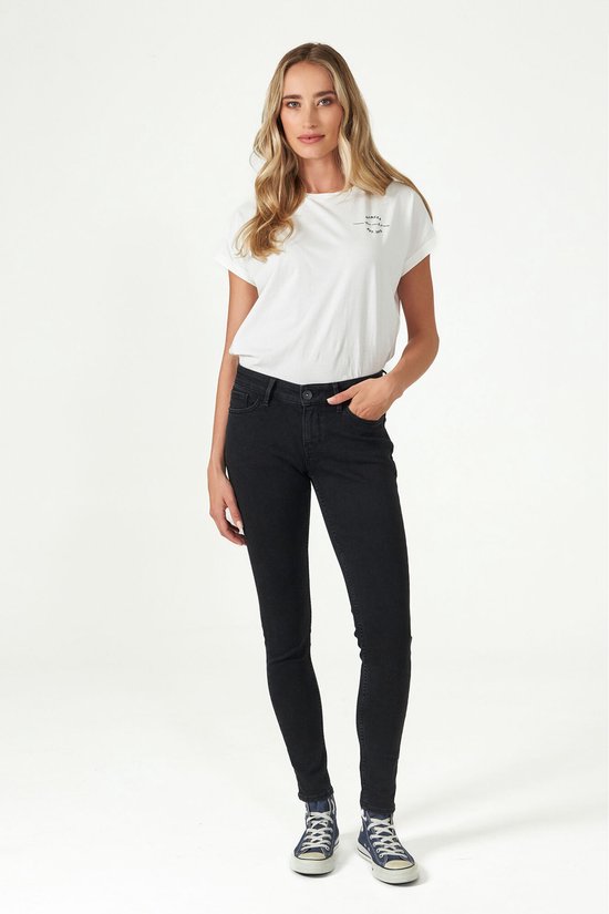 Jeans skinny femme GARCIA PG30035, Zwart , taille 32 x 30