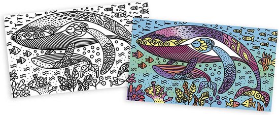 Janod Les Ateliers Du Calme - Magisch Schilderij Oceaan - Kleuren Met