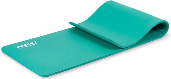 Dikke oefenmat 183 x 60 cm Neo-Sport - 192301 turkoois