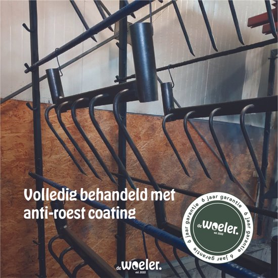 de Woeler - DW7 - Woelvork Grelinette - Spitvork/Tuinwoeler/Spade - Roestvrij - Ergonomisch - FSC Hout - 6 Jaar Garantie van De Woeler — afbeelding 5