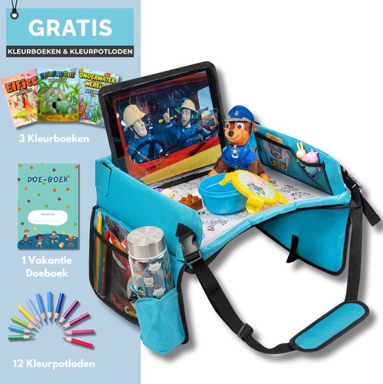 Speelgoed mee op vakantie Reistafel met Tekentafel & Tablethouder