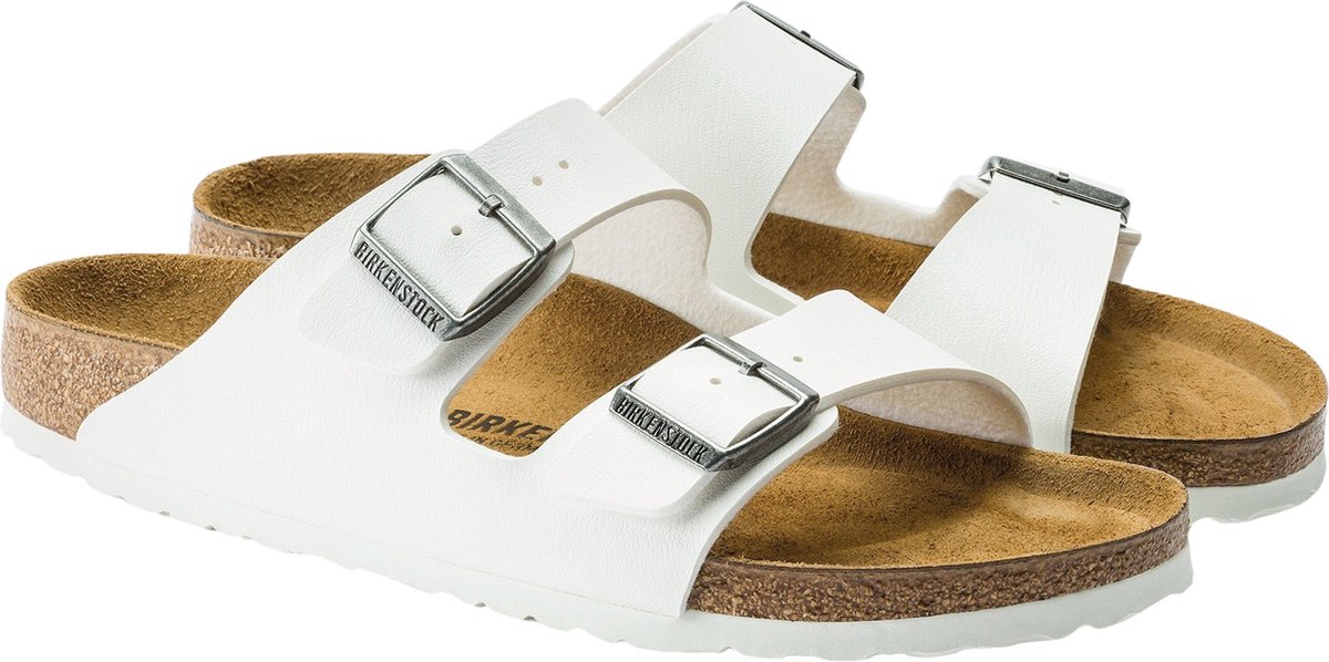 Birkenstock Arizona Slippers Senior Wit