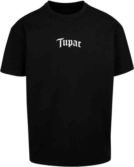 Mister Tee Tupac All Eyez On Me Anniversary Oversize T-shirt voor heren, zwart, XL Grote maten Tall