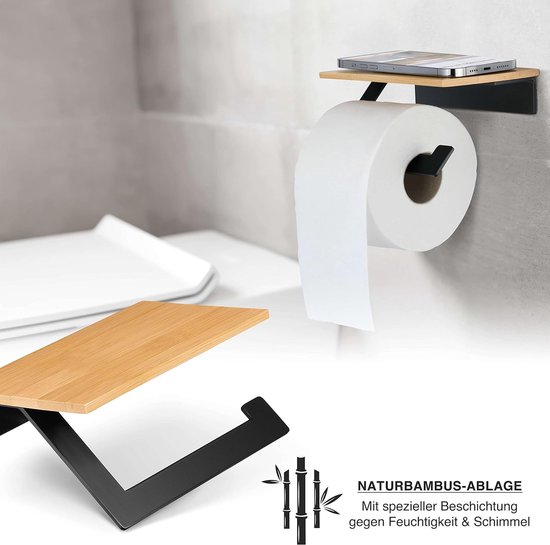 Spirella MSV Porto Toilet Wc-borstel Houder 2x Kunststof Paars 38 Cm Toiletborstels 24065 32