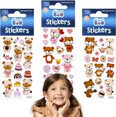 Stickerset voor Kinderen, Vrolijke Beren Stickers