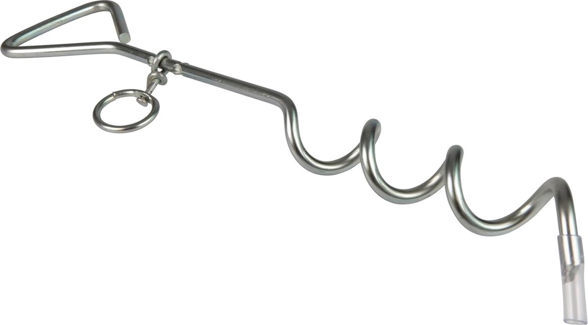 Goedkoopste Spiraalharing-grondankers, grondankers, haring voor hondenriem, honden aanlegplok, aanlegspiraal voor tuin, 41 cm x 8 mm