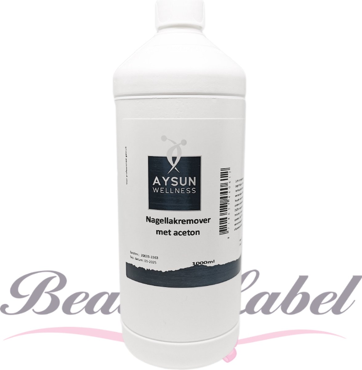Goedkoopste Aysun- Nagellakremover met aceton- 1000ml