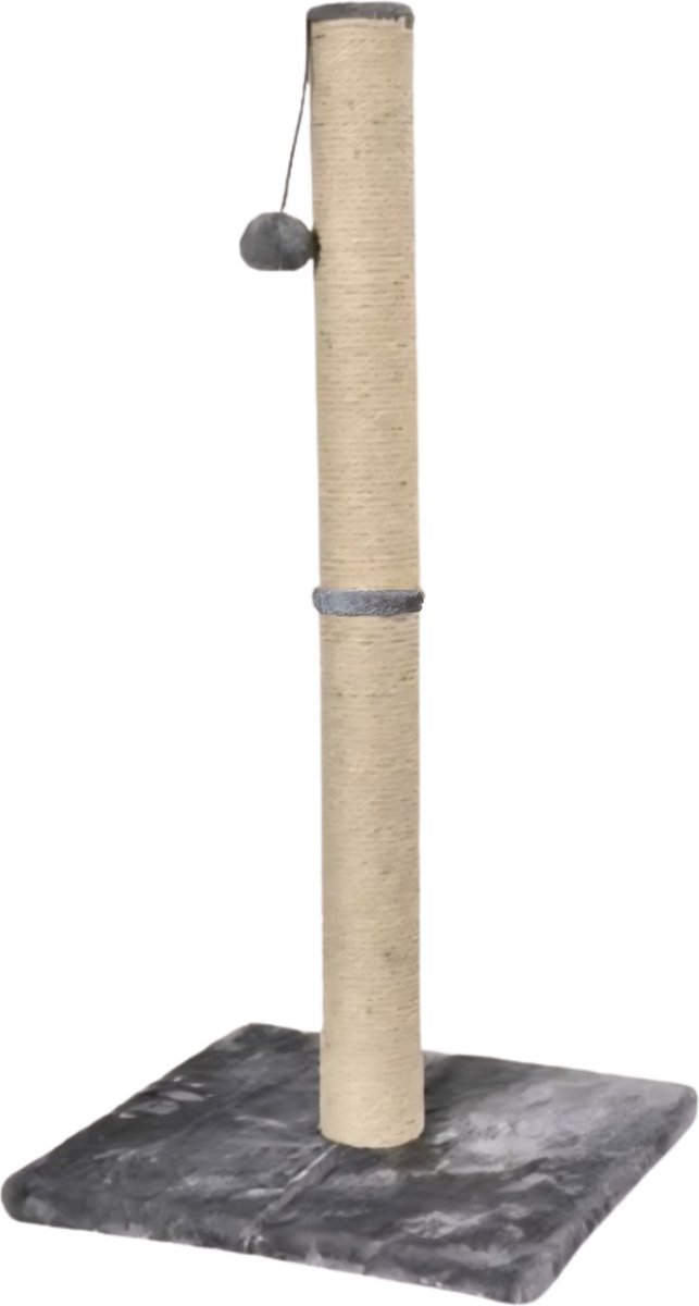 Luxstar Krabpaal – Krabpaal Voor Katten – kattenspeeltjes – Wit & Grijs
