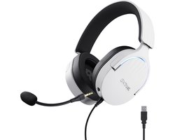 Trust GXT 490W Fayzo - Gaming Headset - USB - 7.1 Surround Sound - Over-ear - Wit