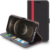 ebestStar - Hoes voor iPhone 12 Pro Max Apple, Wallet Etui, Book case hoesje, Zwart, Rood