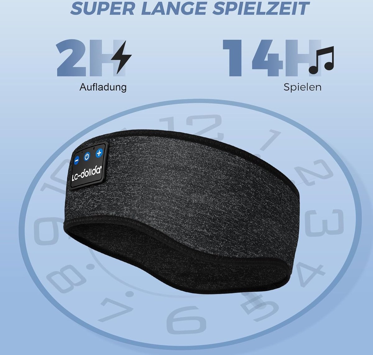 Slaapkoptelefoon, gepersonaliseerde cadeaus voor papa, slaaptelefoons - Bluetooth-hoofdband, slaapoortelefoon, slaapband, ingebouwde HD-stereoluidsprekers, ultrazachte draadloze slaaphoofdtelefoon