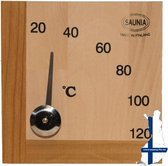 Saunia - thermomètre de sauna - bois de bouleau