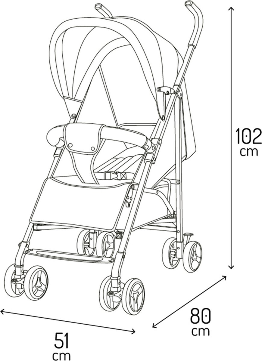 MoMi Akira - Buggy - Groen (geschikt van 6mnd thumbnail 6