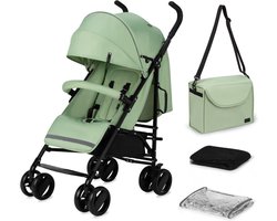 MoMi Akira - Buggy - compacte & lichtgewicht - Paraplu buggy - Groen (geschikt van 6mnd - 15kg)