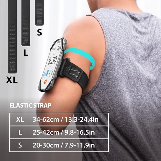 Universele Fietshouder Voor Smartphones Telefoonhouder Fiets Fietshouder Gsm Easy Click Cazy Zwart 224671