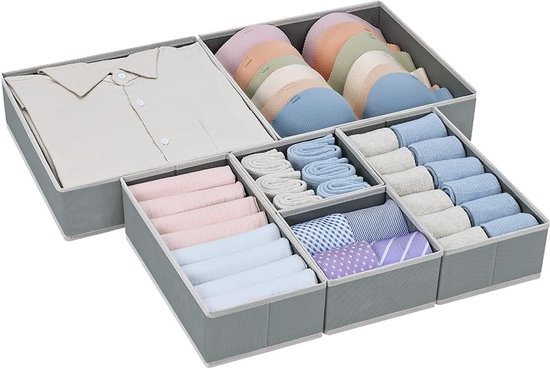 Homsorout Lade-organizer, opvouwbare kledingkast, organizer, lades Homsorout Lade-organizer, opvouwbare kledingkast, organizer, lades