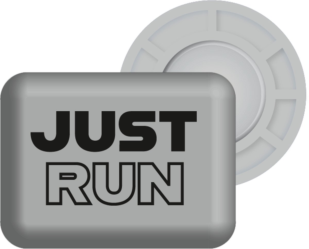 Bibbits hardloopmagneten | Just Run Silver