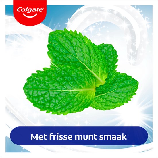 Frisse muntblaadjes met glitters