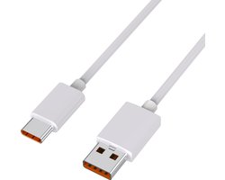 USB C naar USB 6A Snellader Kabel Wit - 1 meter - Oplaadkabel voor Xiaomi Redmi Note 15 Pro 4G/15 Pro 5G/15 Pro Plus 5G/15 4G/15 5G/14 Pro Plus / Redmi Note 14 Pro / Redmi Note 14 / Redmi Note 13 Pro Plus / Redmi Note 13 / Redmi Note 12