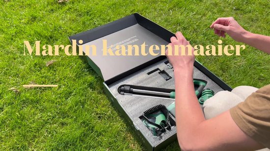Mardin Kantenmaaier - Grastrimmer - Bosmaaier - Incl. 2 accu's en lader - Zwart/Groen