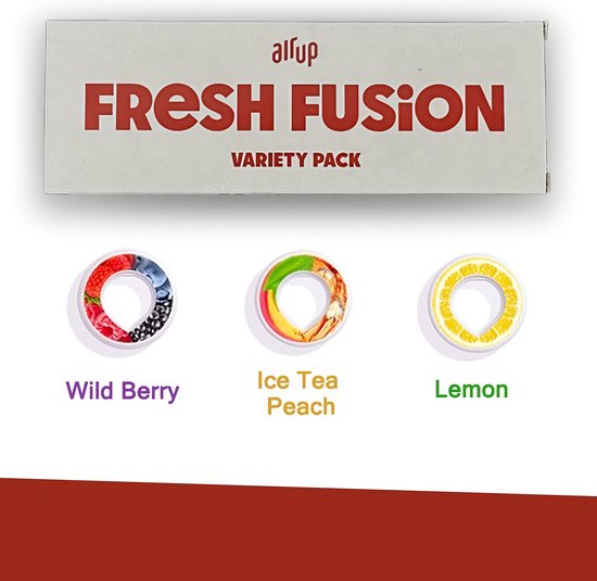 Air Up Fresh Fusion Trial Pack Pods - 3 saveurs - Comprend 3 dosettes - recharge - hydratant - Air up - eau parfumée - végétalien - biologique