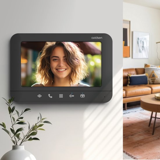 Avidsen Prima deurintercom met 7'' scherm - bekabeld van Avidsen — afbeelding 2