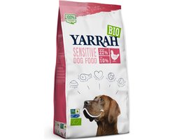 Yarrah Bio Hondenvoer Sensitive Adult Kip & Rijst 10 kg