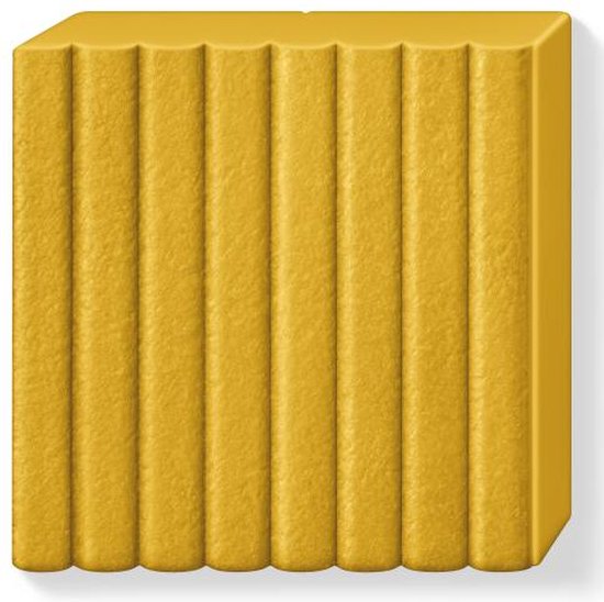 Fimo klei soft Leather oker geel 8010-179