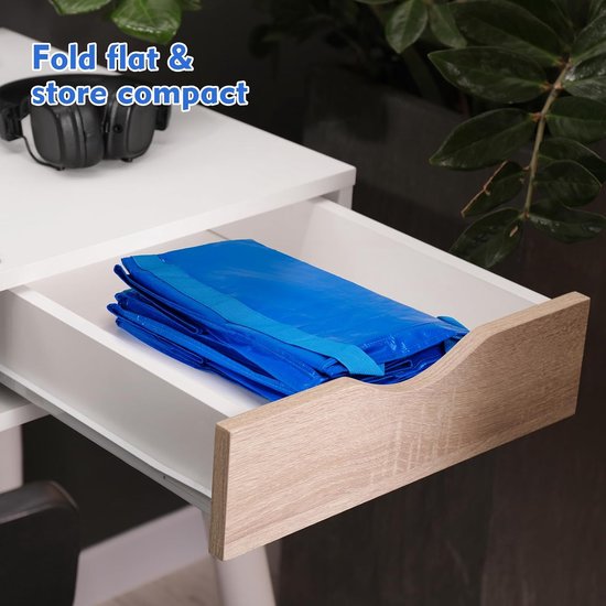 Kongming opbergtas, XXL, waterdicht, 600D Oxford, zwart, extra grote