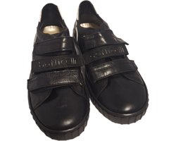 BOTTICELLI-NAPPA NERO-VELCRO-BLACK-SIZE 38