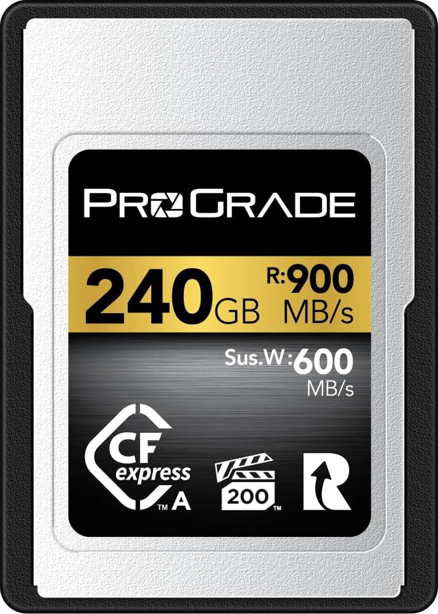 ProGrade Digital CFexpress™ 2.0 Type A-geheugenkaart (240 GB) Goud