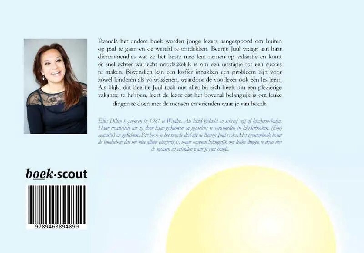 Beertje Juul gaat op vakantie - back cover