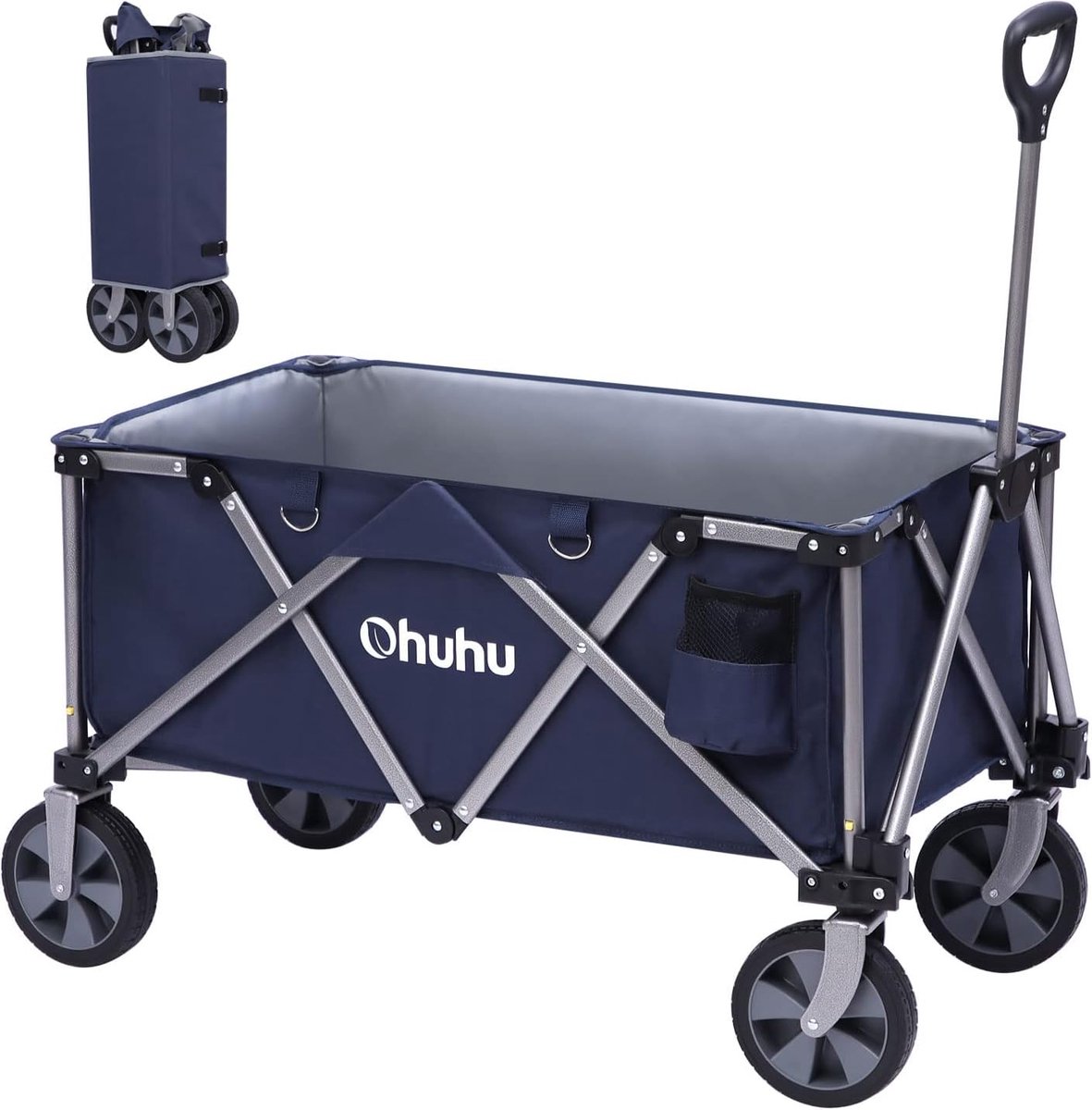 Opvouwbaar - 75KG Draagkracht - Draaibare Wielen Mét Rem Opvouwbaar - 75KG Draagkracht - Draaibare Wielen Mét Rem
