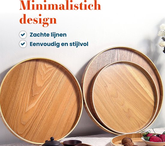 Plateau Carré En Bois De Mangue Naturel 25 Cm – Élégant Et Polyvalent Pour Bougies, Déco Ou Service