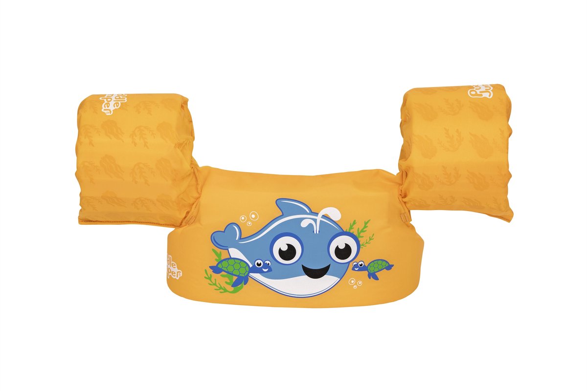 Bestway Puddle Jumper Walvis - Verstelbare zwembandjes voor kinderen - Draagkracht 15 - 30 kg - Maat one size